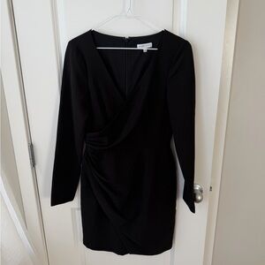 Gianni Bini Elegant Black Long Sleeve Dress